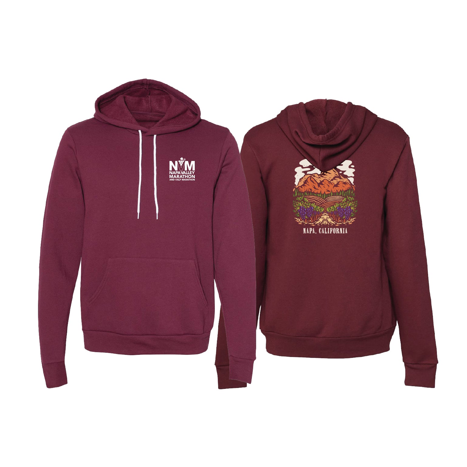 Unisex Pullover Hoody - Cardinal - Valley