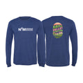 Unisex Long Sleeve - Navy - Oval