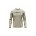 Womens Performance Long Sleeve - Cream Wine Bottles